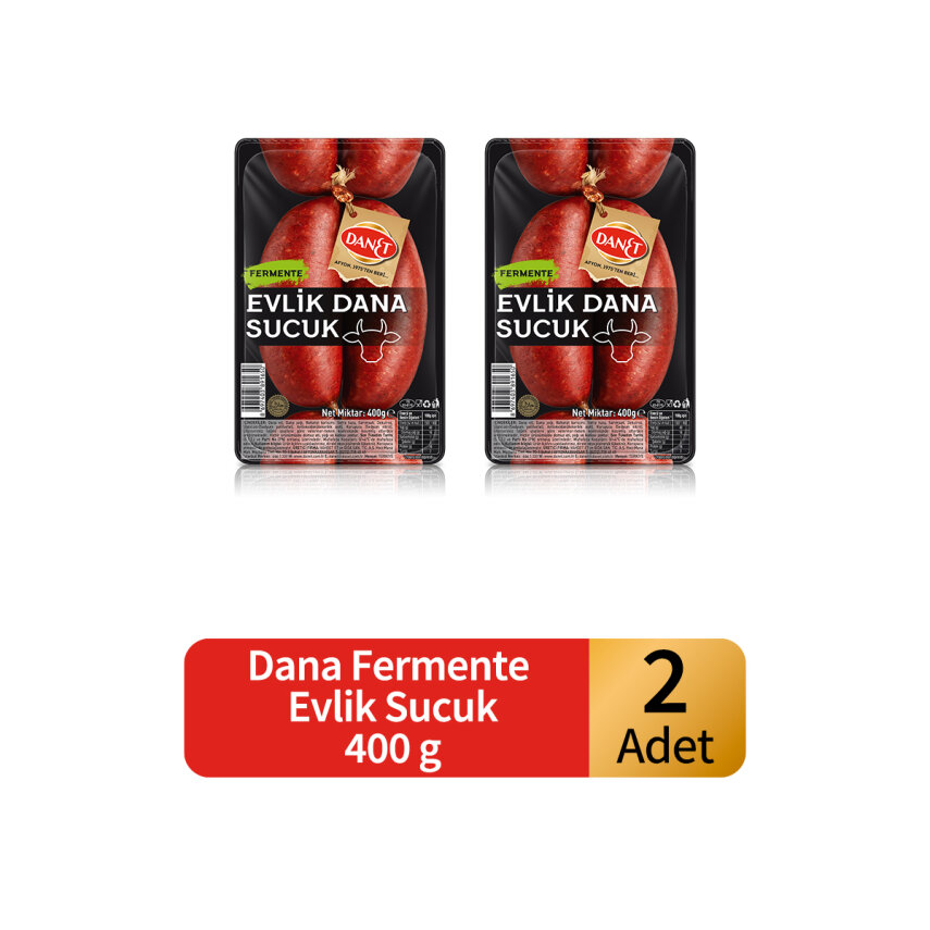 Dana Evlik Sucuk I Fermente I 400 g 2'li - DANET