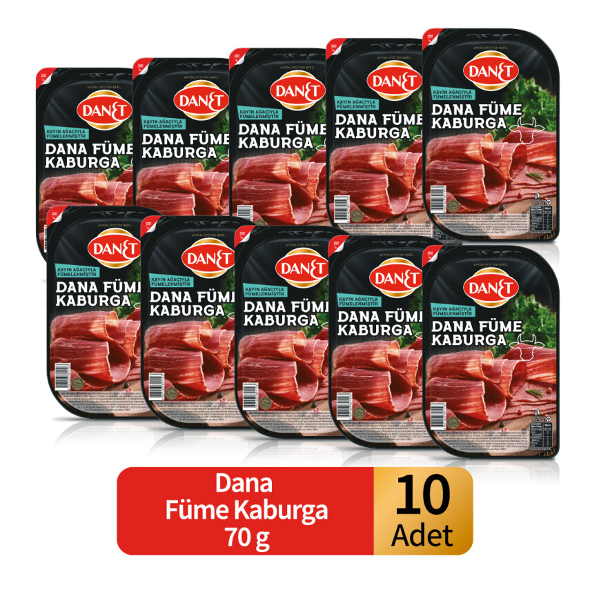  Dana Füme Kaburga 70 g X 10 Adet - DANET