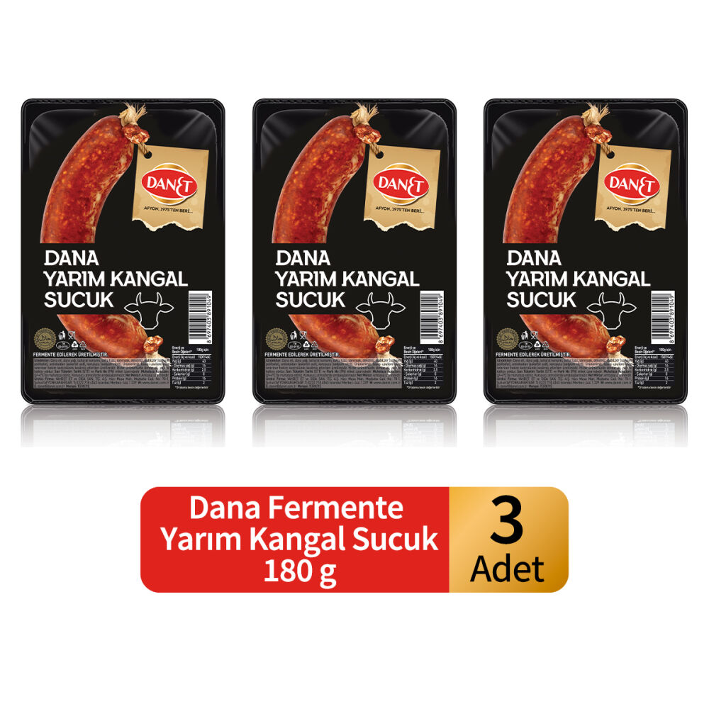 Dana Yarım Kangal Sucuk I Fermente I 180 g 'lü - 1