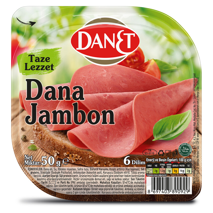 Dana Jambon I Dilimli I 50 g - 1