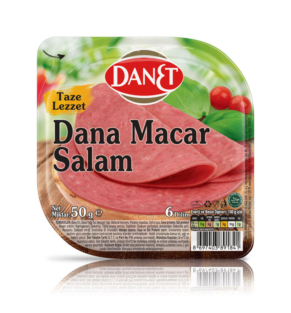 Dana Macar Salam I Dilimli I 50 g - 1