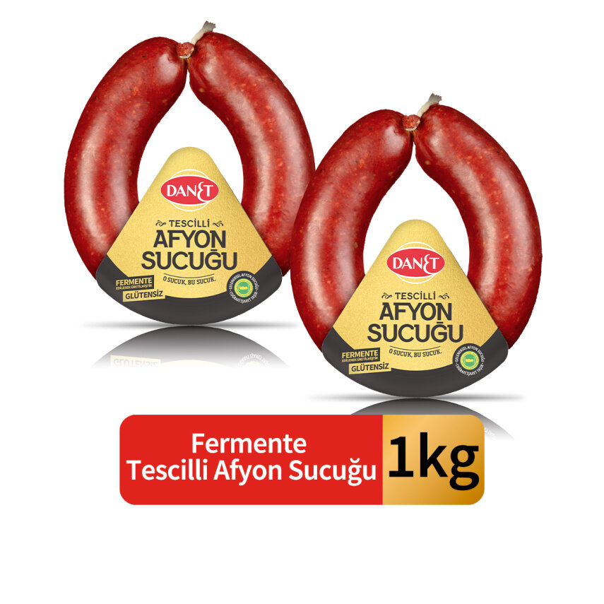 Tescilli Afyon Sucuğu Kangal I Fermente I kg - DANET
