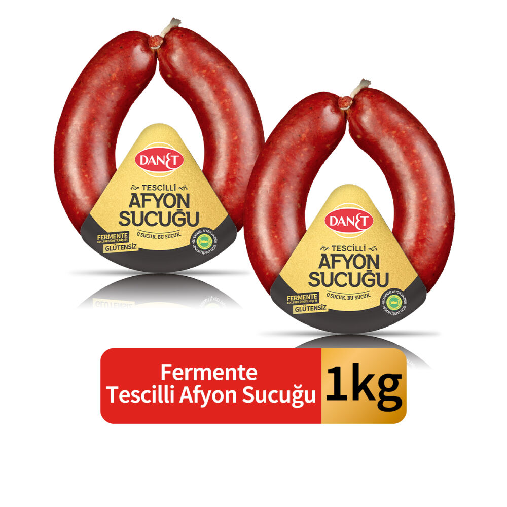 Tescilli Afyon Sucuğu Kangal I Fermente I kg - 1