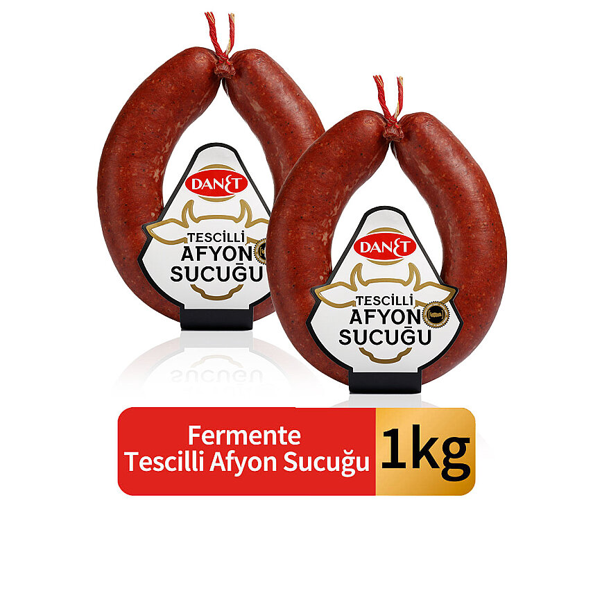 Tescilli Afyon Sucuğu Kangal I Fermente I kg - DANET