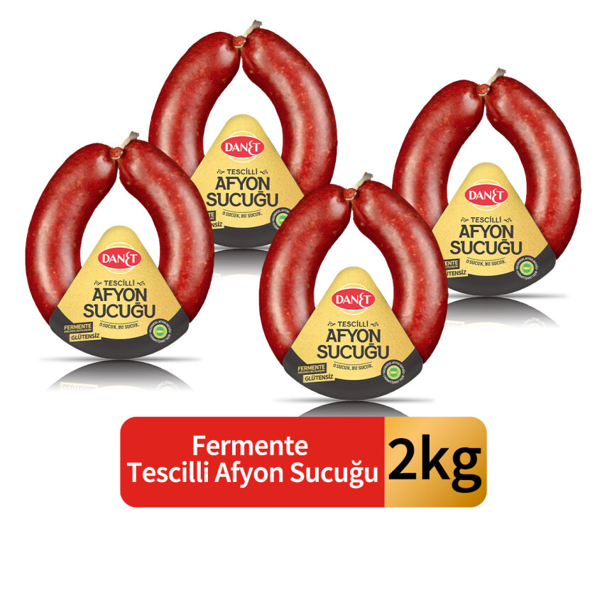  Tescilli Afyon Sucuğu Kangal Fermente 2 KG - DANET